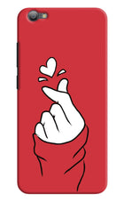 Korean Love Sign Vivo V5/V5s Hard Case Back Cover by Casekaro