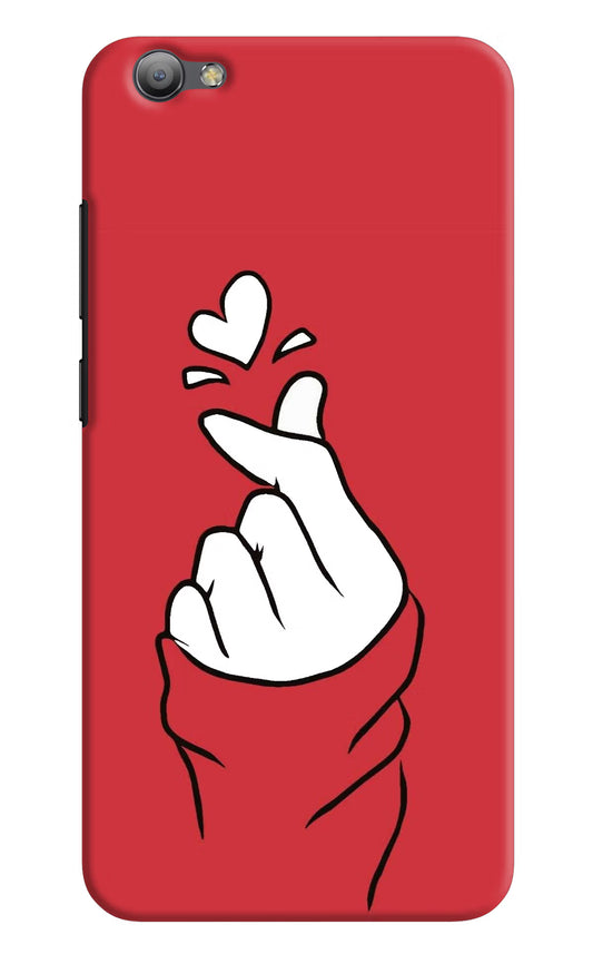 Korean Love Sign Vivo V5/V5s Hard Case Back Cover by Casekaro