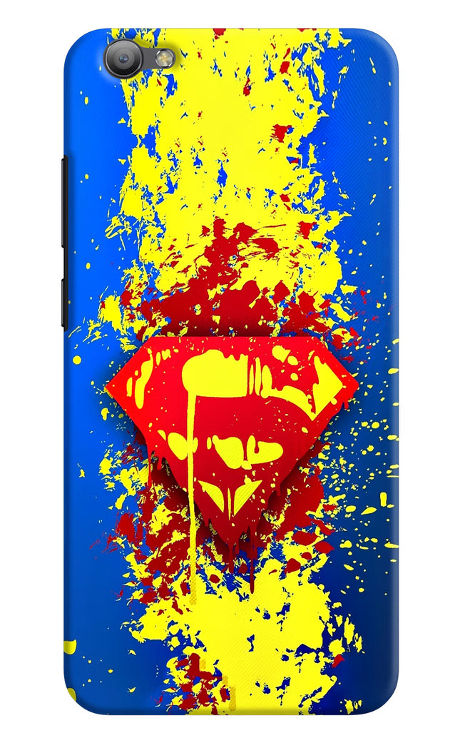Superman logo Vivo V5/V5s Hard Case Back Cover by Casekaro