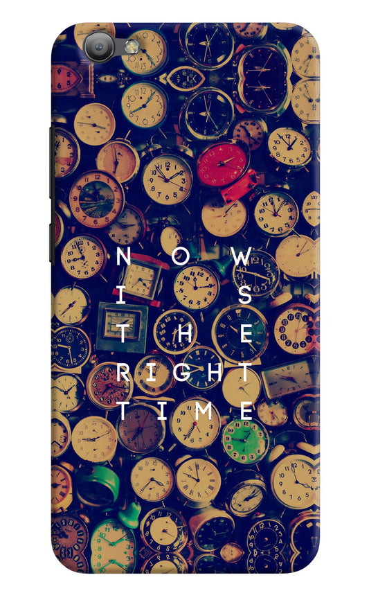 Now is the Right Time Quote Vivo V5/V5s Hard Case Back Cover by Casekaro