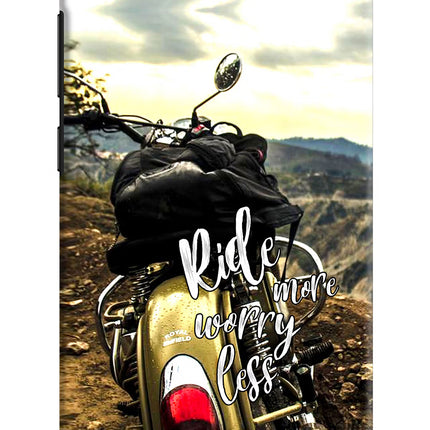 Ride More Worry Less Vivo V5/V5s Hard Case Back Cover by Casekaro