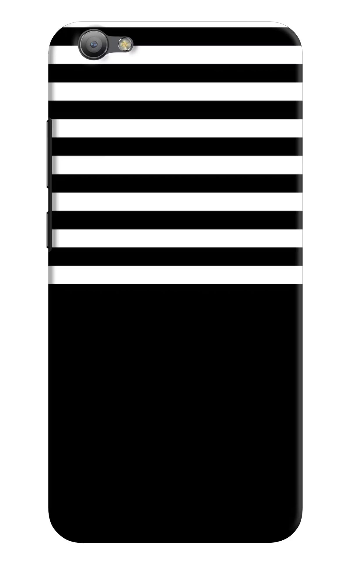 Black and White Print Vivo V5/V5s Hard Case Back Cover by Casekaro