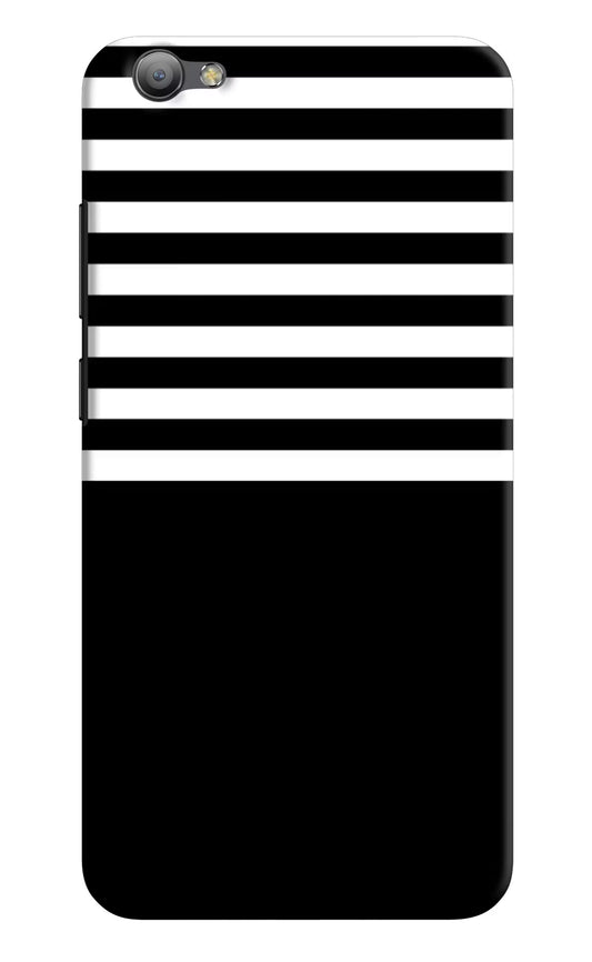Black and White Print Vivo V5/V5s Hard Case Back Cover by Casekaro