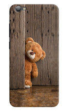 Teddy Wooden Vivo V5/V5s Hard Case Back Cover by Casekaro
