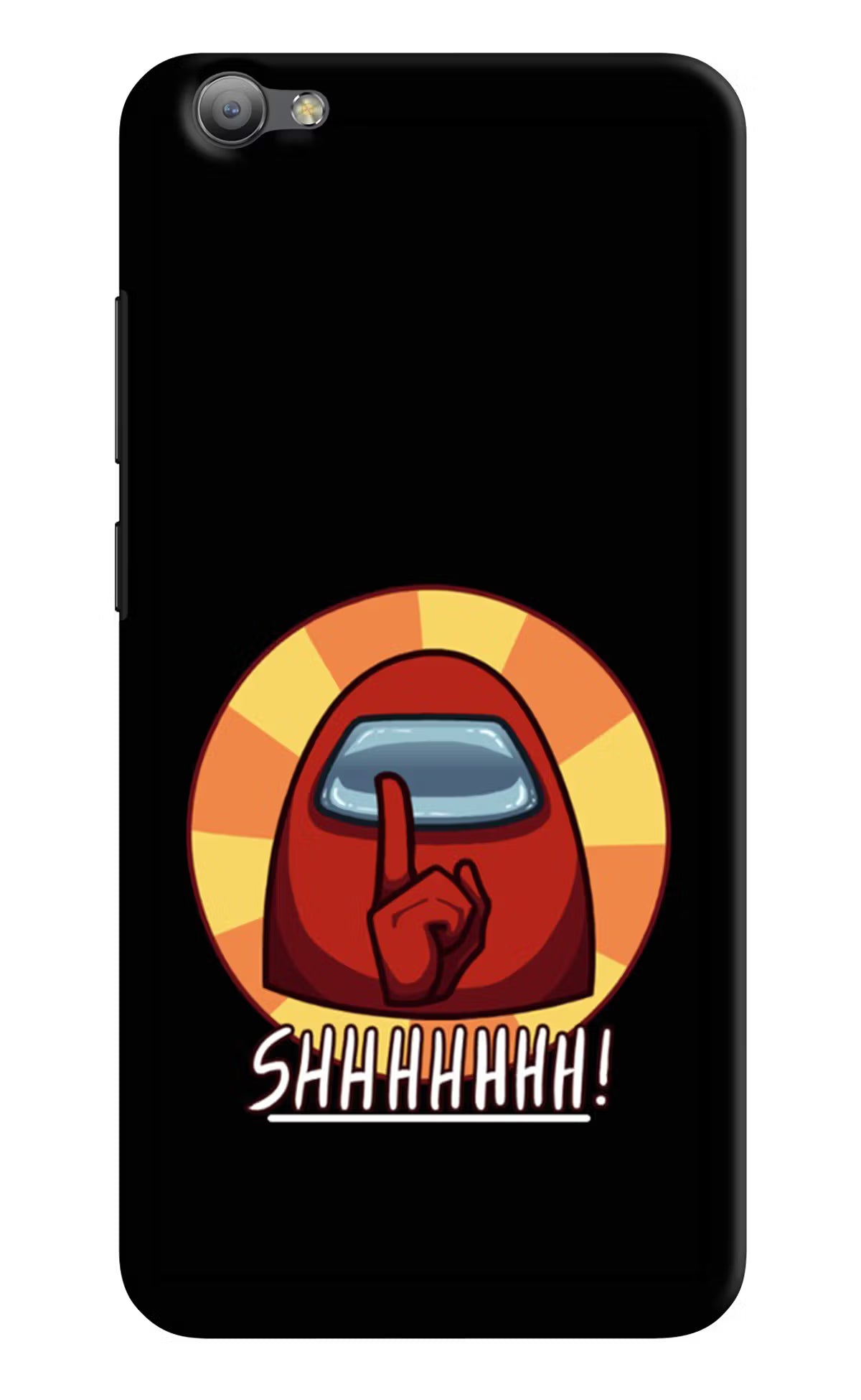 Among Us Shhh! Vivo V5/V5s Hard Case Back Cover by Casekaro