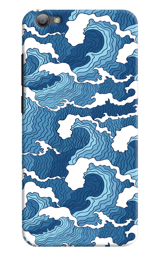Blue Waves Vivo V5/V5s Hard Case Back Cover by Casekaro
