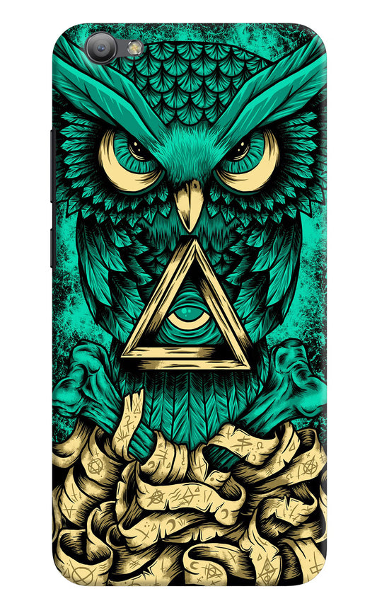 Green Owl Vivo V5/V5s Hard Case Back Cover by Casekaro