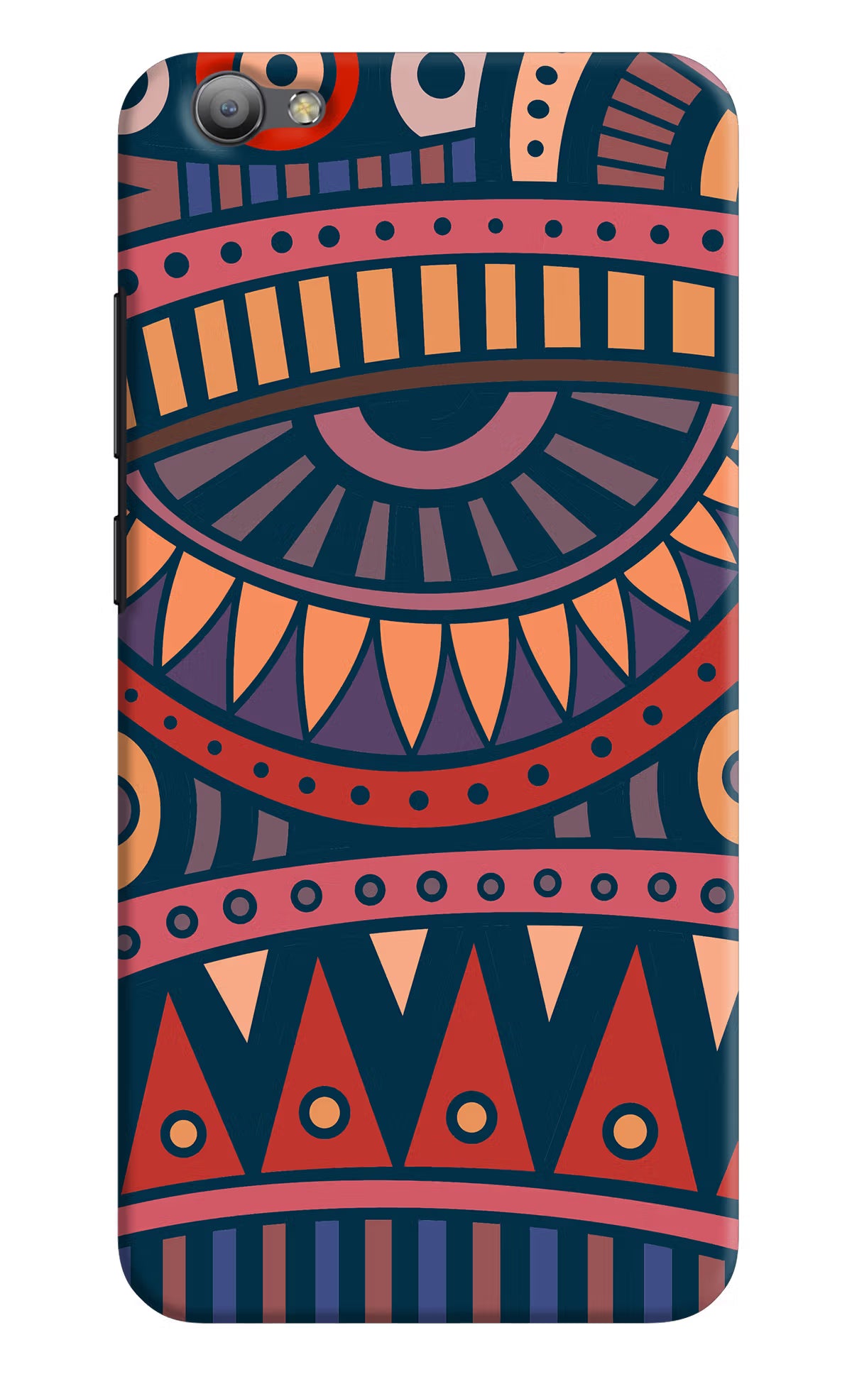 African Culture Design Vivo V5/V5s Hard Case Back Cover by Casekaro