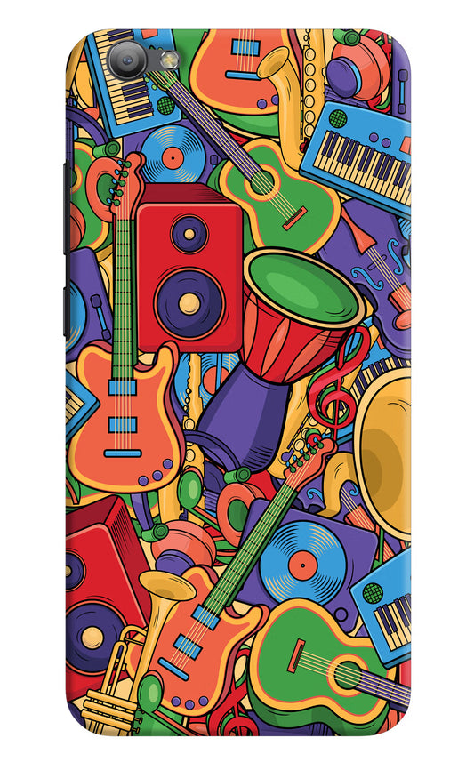 Music Instrument Doodle Vivo V5/V5s Hard Case Back Cover by Casekaro