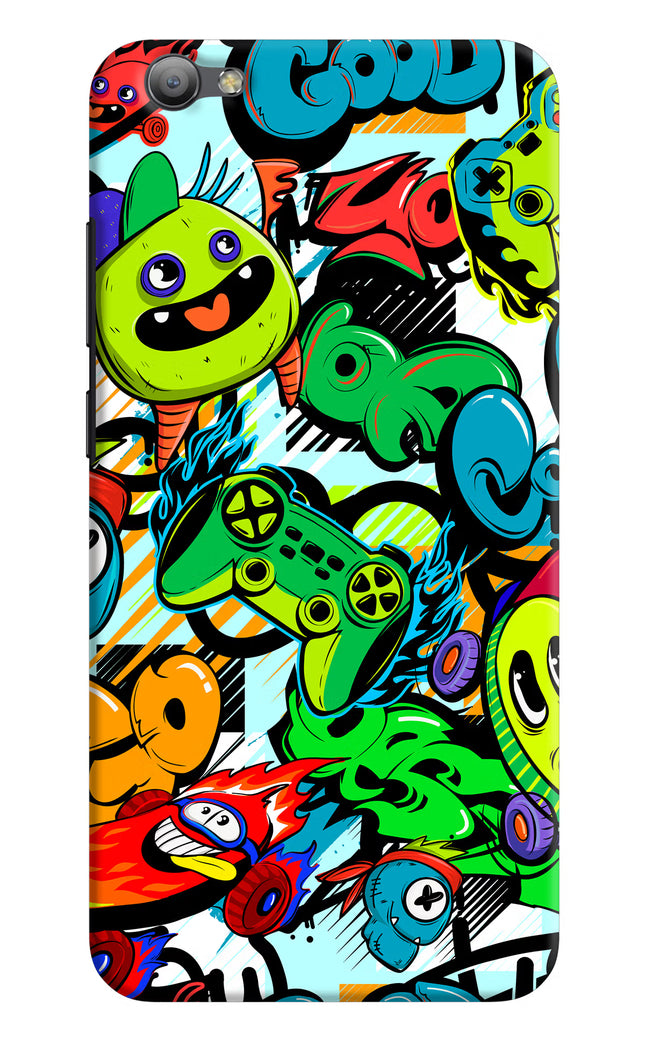 Game Doodle Vivo V5/V5s Hard Case Back Cover by Casekaro
