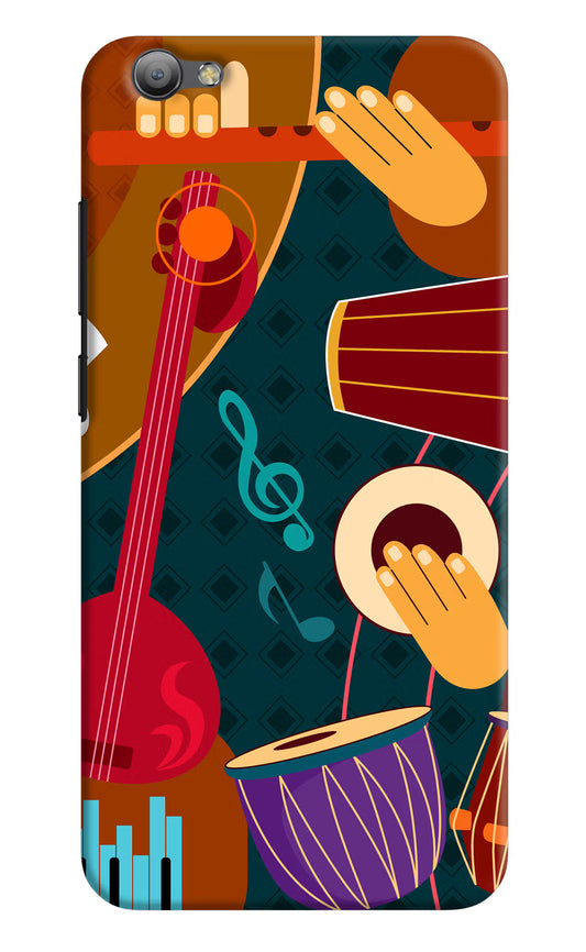 Music Instrument Vivo V5/V5s Hard Case Back Cover by Casekaro