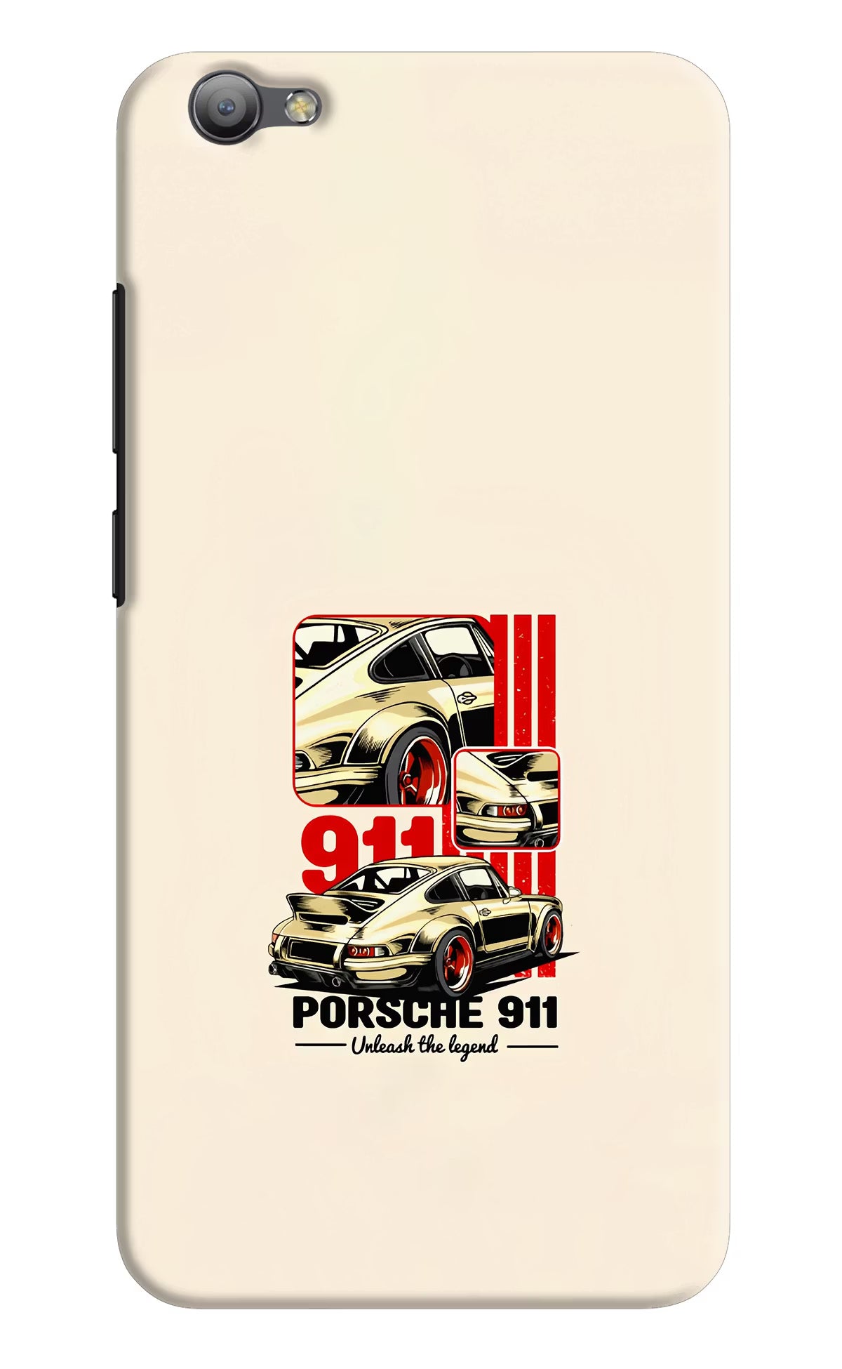 Classic Porsche 911 Vivo V5/V5s Hard Case Back Cover by Casekaro