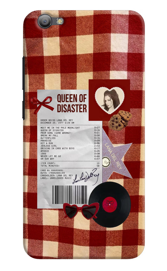 Queen of Disaster Vivo V5/V5s Hard Case Back Cover by Casekaro