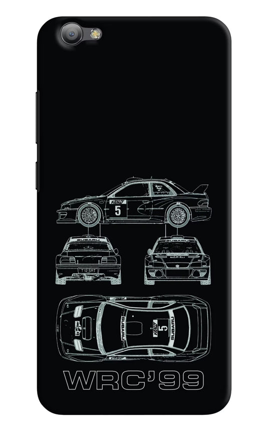 WRC'99 Vivo V5/V5s Hard Case Back Cover by Casekaro