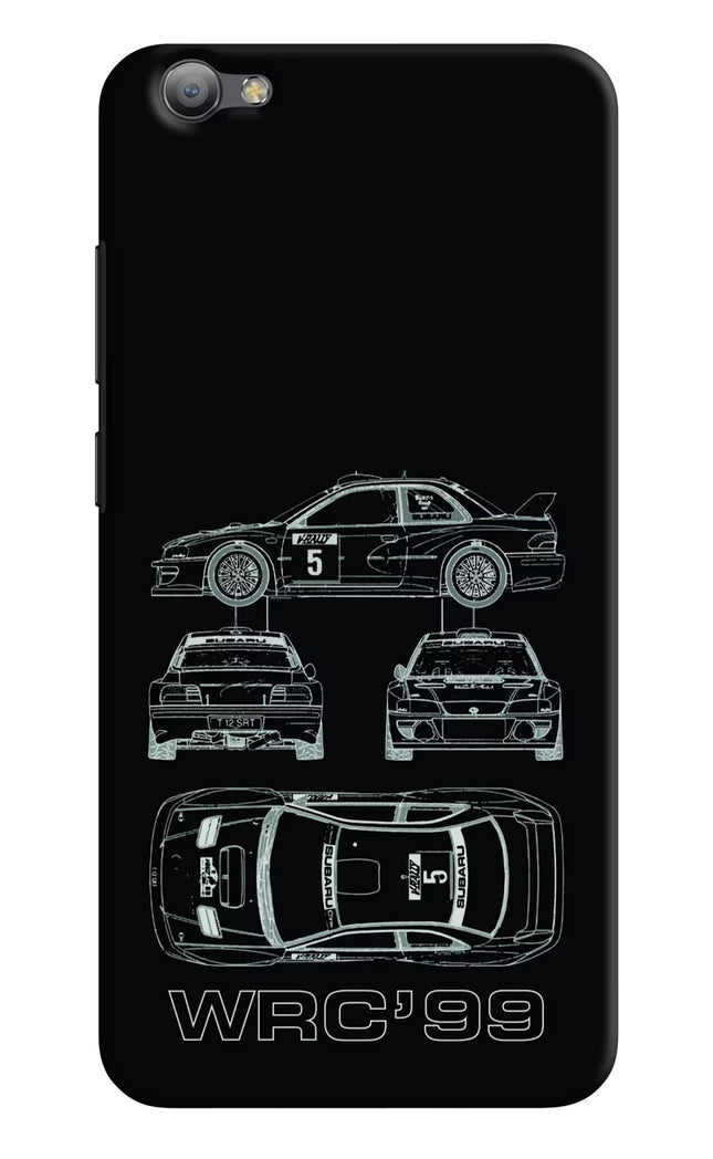 WRC'99 Vivo V5/V5s Hard Case Back Cover by Casekaro