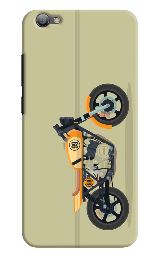 Vertical Speedster Vivo V5/V5s Hard Case Back Cover by Casekaro