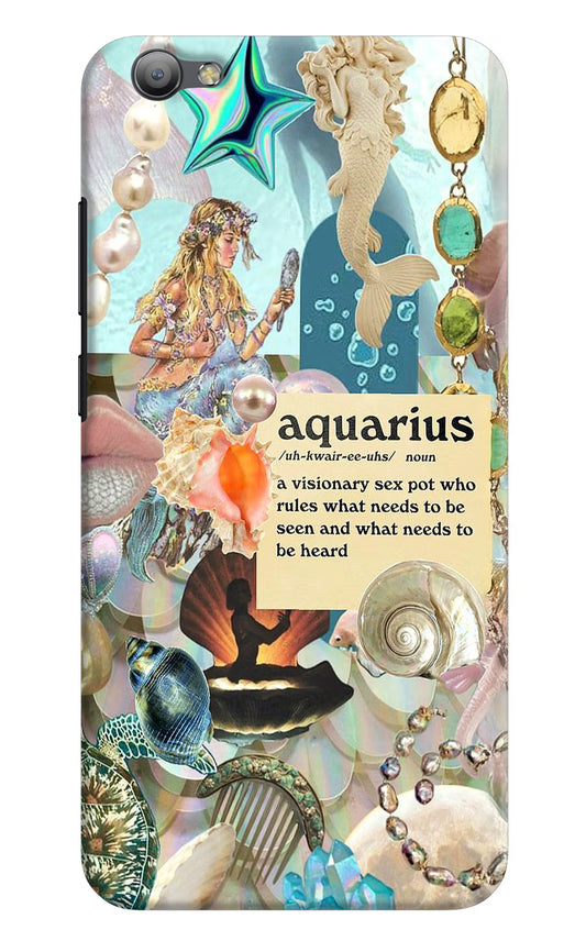 Aquarius Zodiac Vivo V5/V5s Hard Case Back Cover by Casekaro