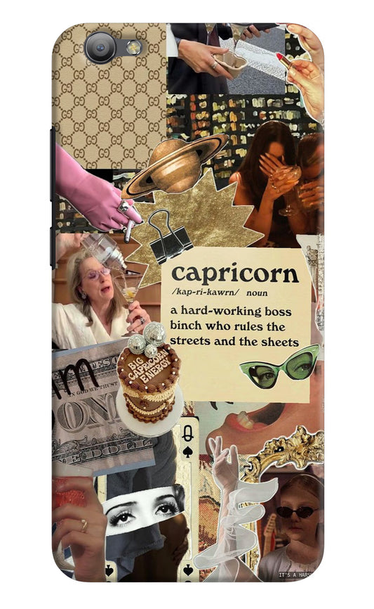 Capricorn Zodiac Vivo V5/V5s Hard Case Back Cover by Casekaro