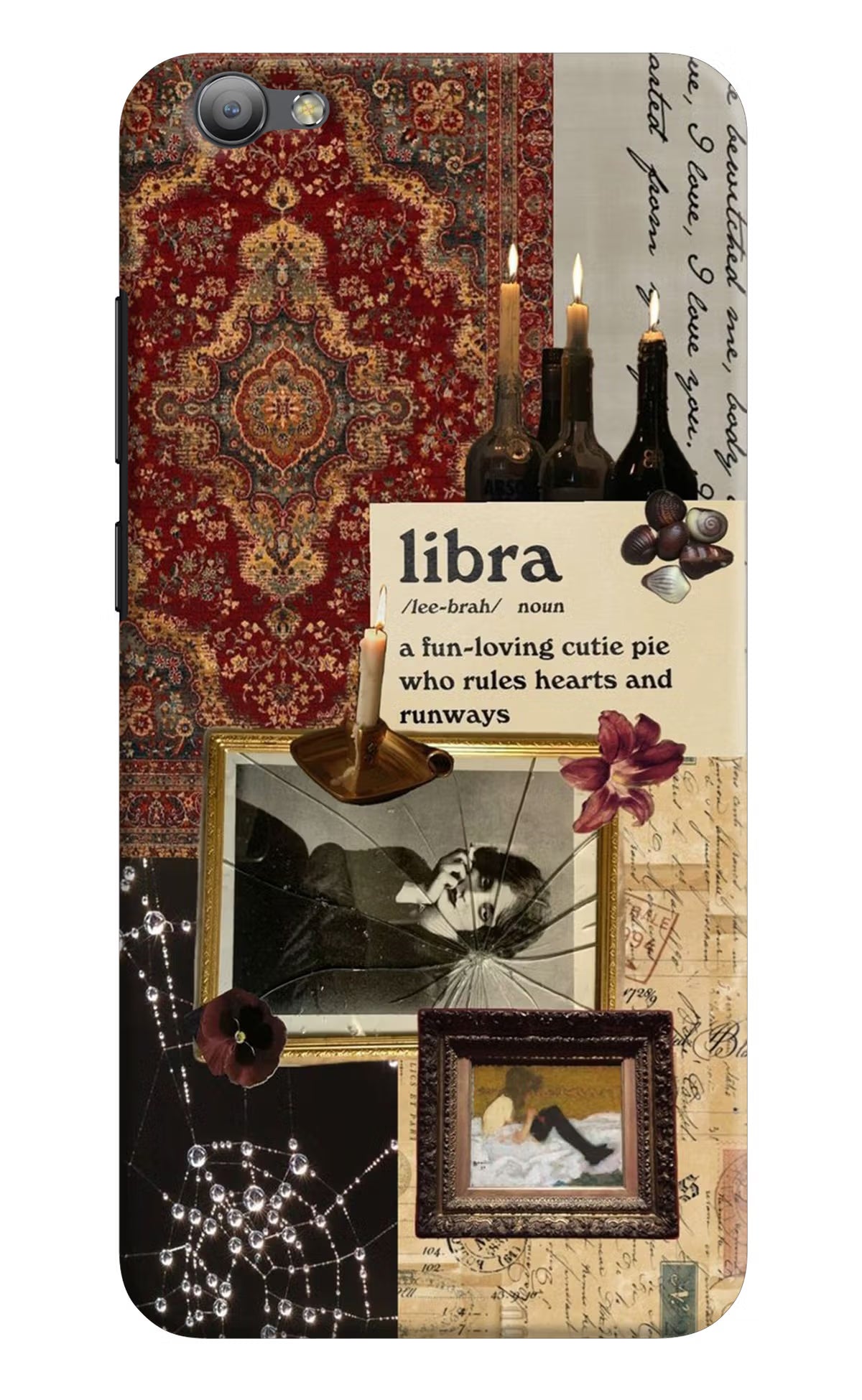 Libra Zodiac Vivo V5/V5s Hard Case Back Cover by Casekaro