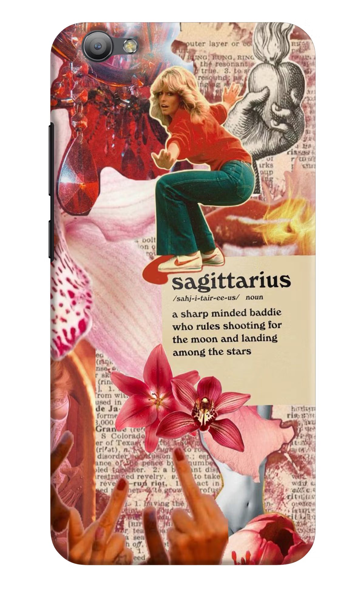 Sagittarius Zodiac Vivo V5/V5s Hard Case Back Cover by Casekaro