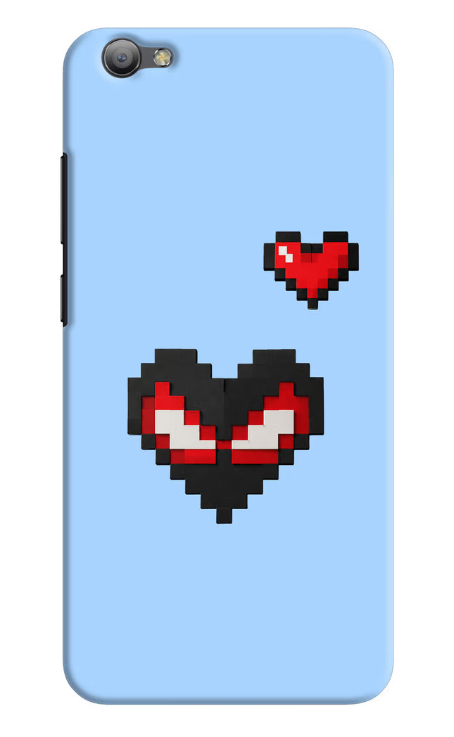 Peter Heart Vivo V5/V5s Hard Case Back Cover by Casekaro