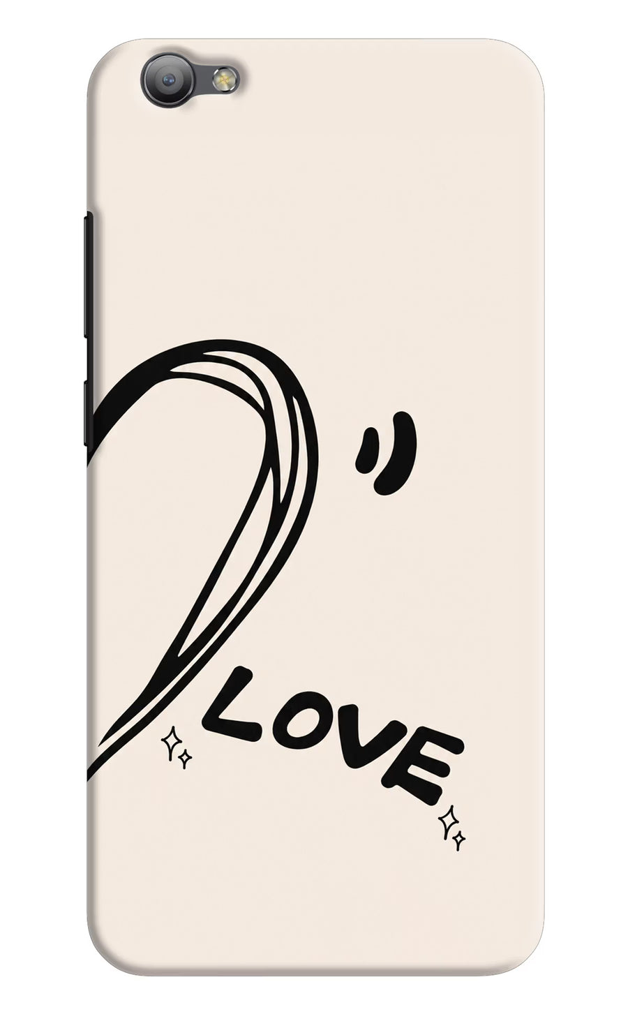 Soul Line Vivo V5/V5s Back Cover, Hard case