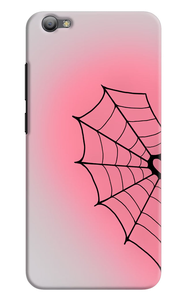Pink Web Vivo V5/V5s Hard Case Back Cover by Casekaro