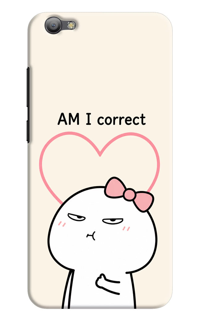 Always Right Vivo V5/V5s Hard Case Back Cover by Casekaro