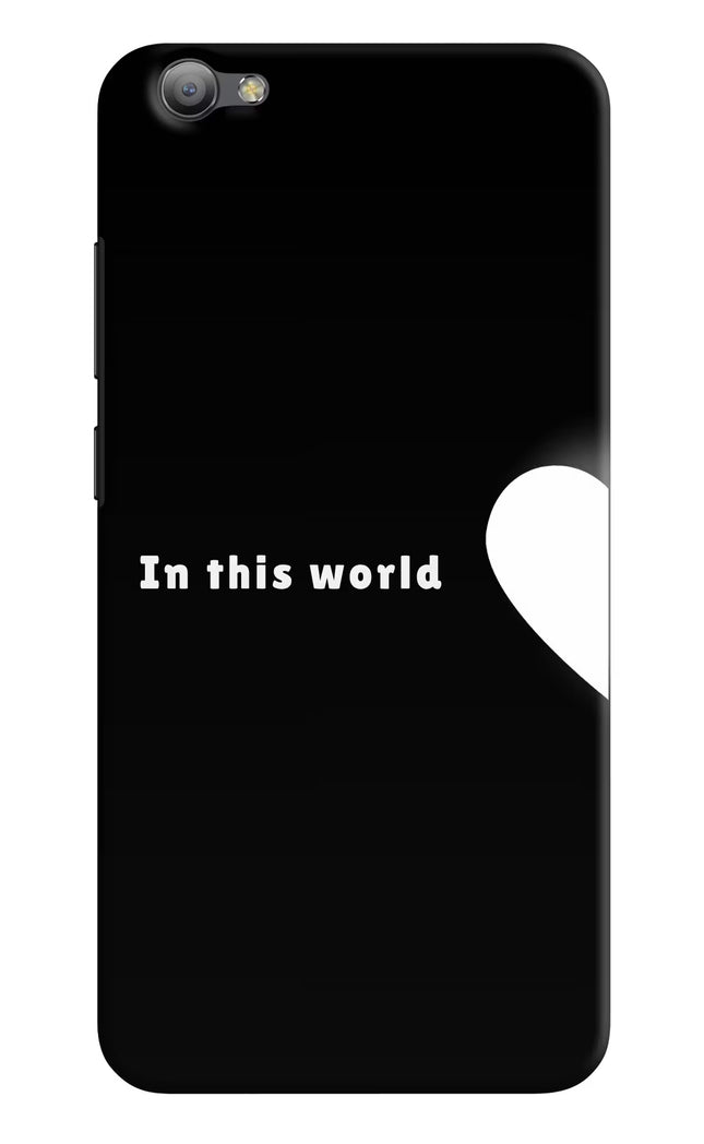 This World Vivo V5/V5s Hard Case Back Cover by Casekaro