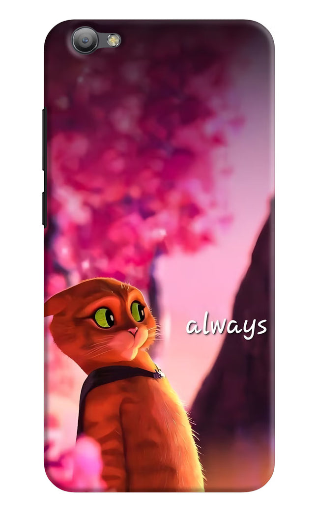 Always Cat Vivo V5/V5s Hard Case Back Cover by Casekaro