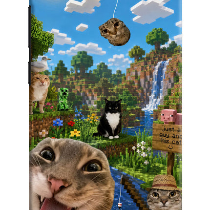 Minecraft Cat Chaos Vivo V5/V5s Hard Case Back Cover by Casekaro