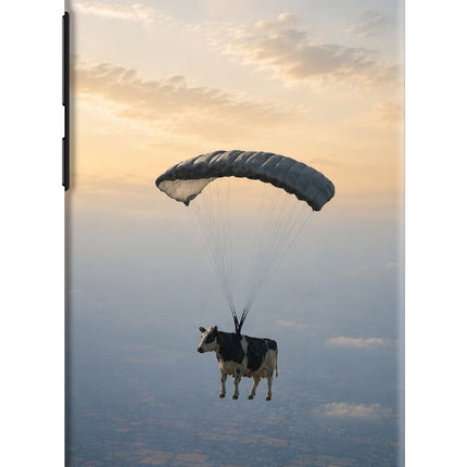Skydiving Cow Vivo V5/V5s Hard Case Back Cover by Casekaro