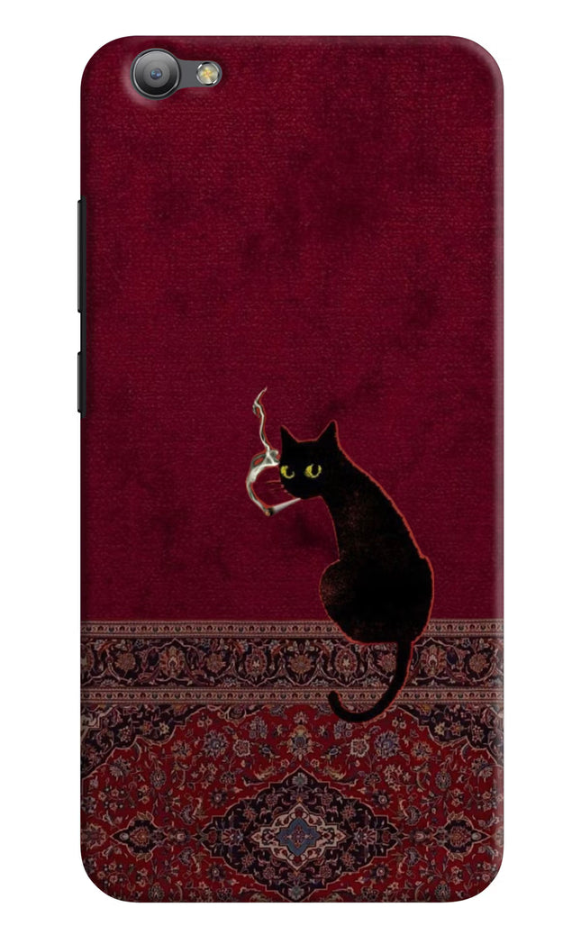 Midnight Cat Vivo V5/V5s Hard Case Back Cover by Casekaro