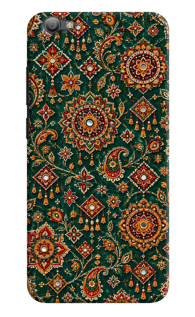 Green Pataka Vivo V5/V5s Hard Case Back Cover by Casekaro