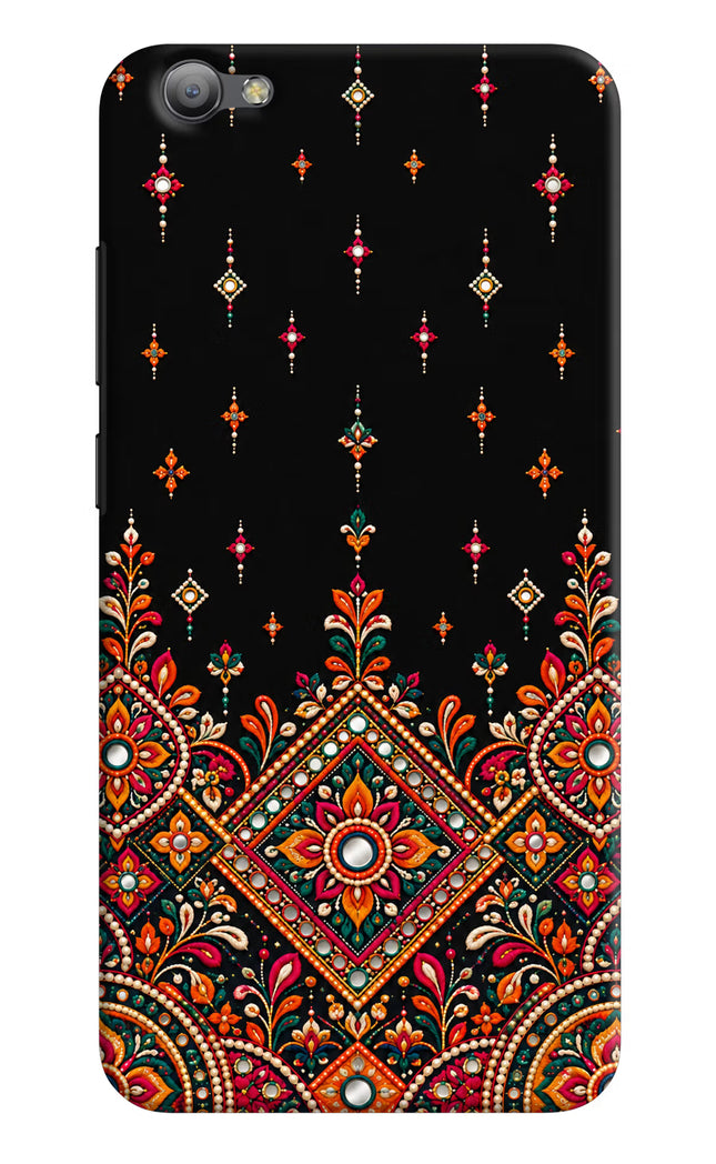 Noir Mehfil Vivo V5/V5s Hard Case Back Cover by Casekaro