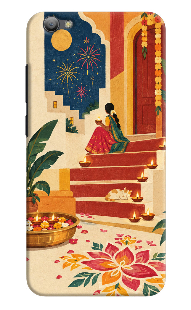Diwali Rangoli Vivo V5/V5s Hard Case Back Cover by Casekaro