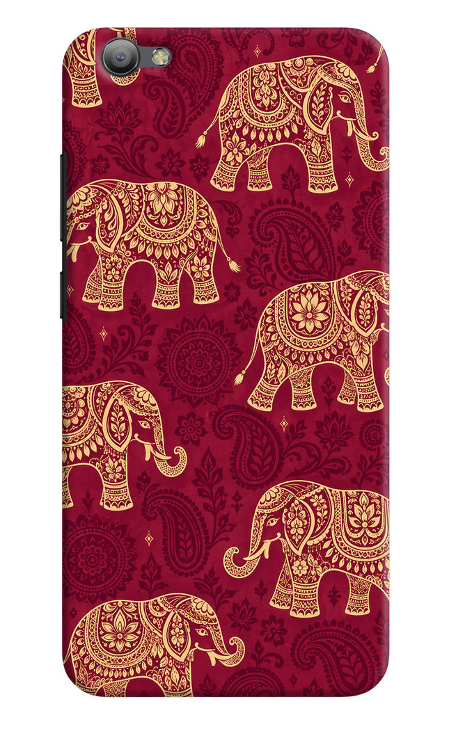 Maroon Elephant Vivo V5/V5s Back Cover