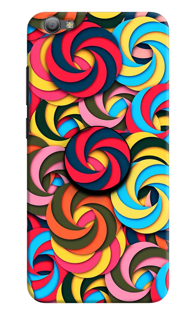 Spiral Pattern Vivo V5/V5s Pop Case by Casekaro
