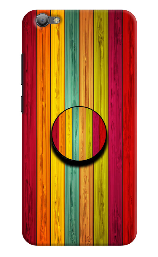 Multicolor Wooden Vivo V5/V5s Pop Case by Casekaro