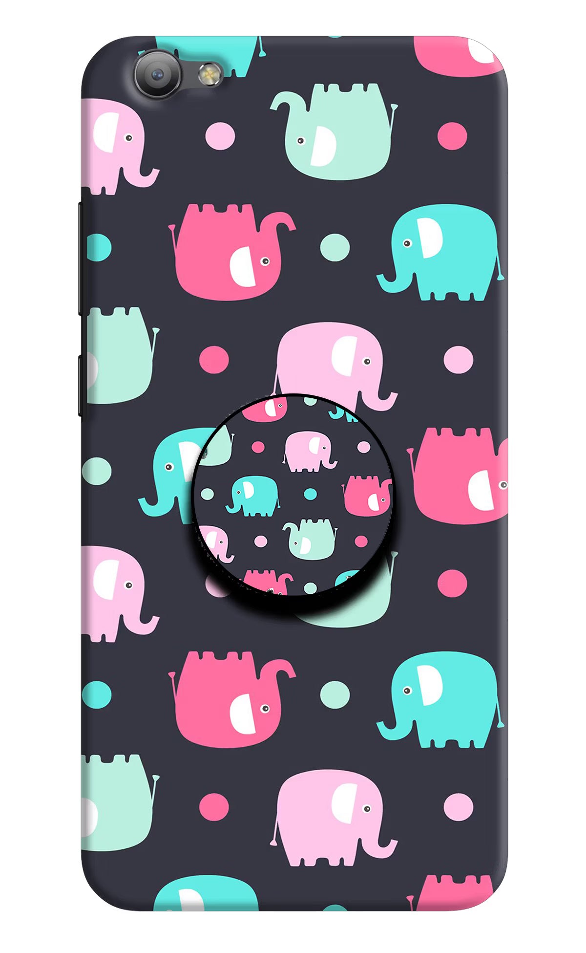 Baby Elephants Vivo V5/V5s Pop Case by Casekaro