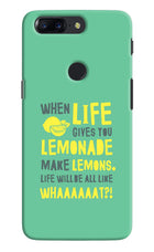 Quote Oneplus 5T Hard Case Back Cover by Casekaro