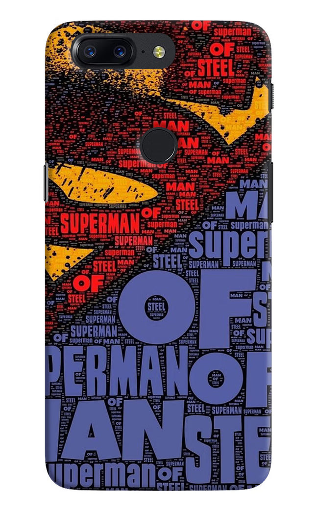 Superman Oneplus 5T Hard Case Back Cover by Casekaro