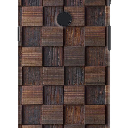 Wooden Cube Design Oneplus 5T Hard Case Back Cover by Casekaro