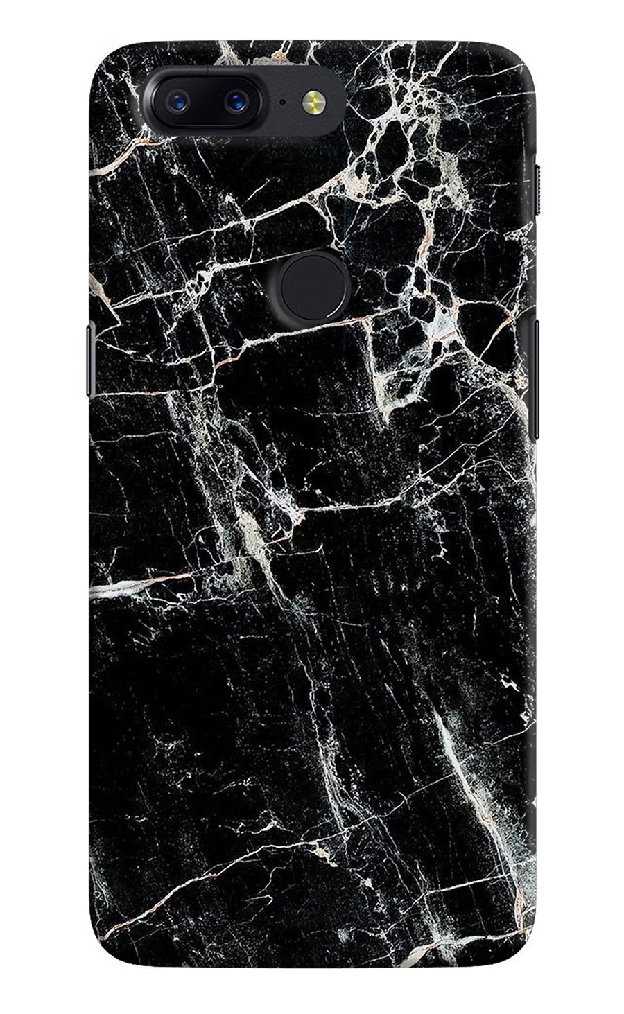 Black Marble Texture Oneplus 5T Back Cover, Hard case