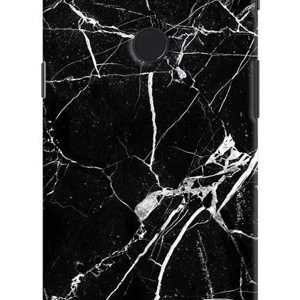 Black Marble Pattern Oneplus 5T Hard Case Back Cover by Casekaro