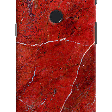 Red Marble Design Oneplus 5T Hard Case Back Cover by Casekaro