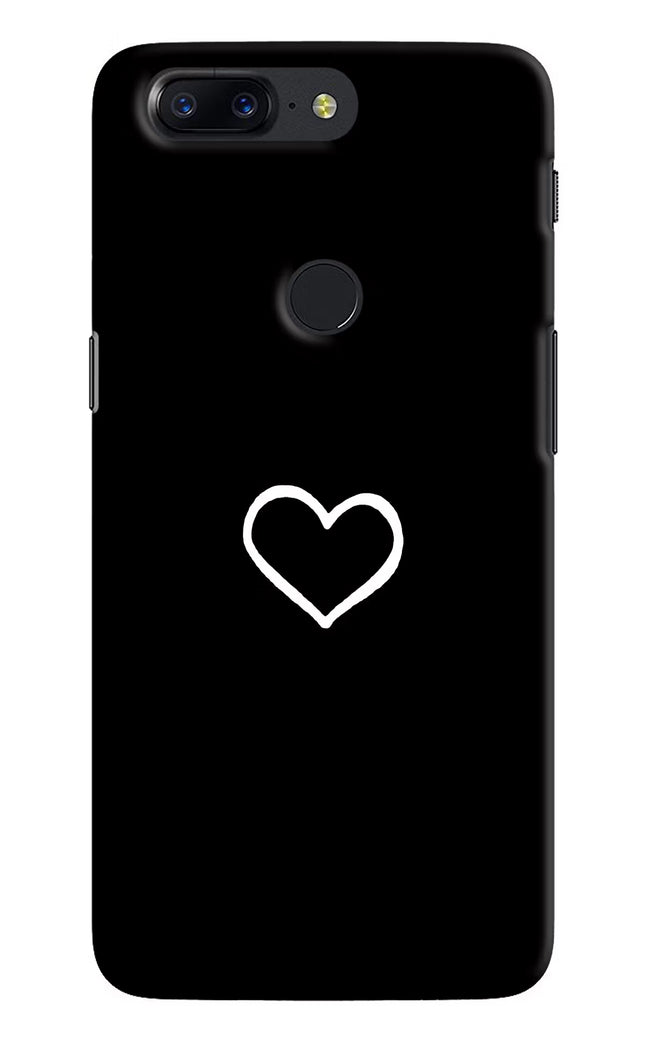 Heart Oneplus 5T Hard Case Back Cover by Casekaro