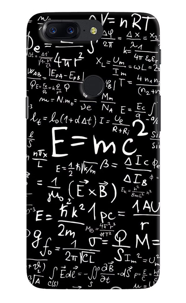 Physics Formula Oneplus 5T Hard Case Back Cover by Casekaro