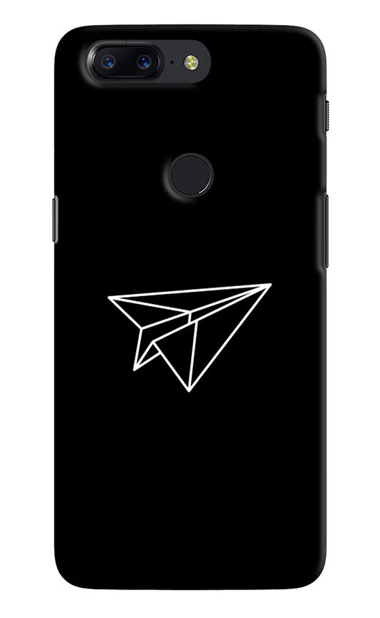 Paper Plane White Oneplus 5T Hard Case Back Cover by Casekaro