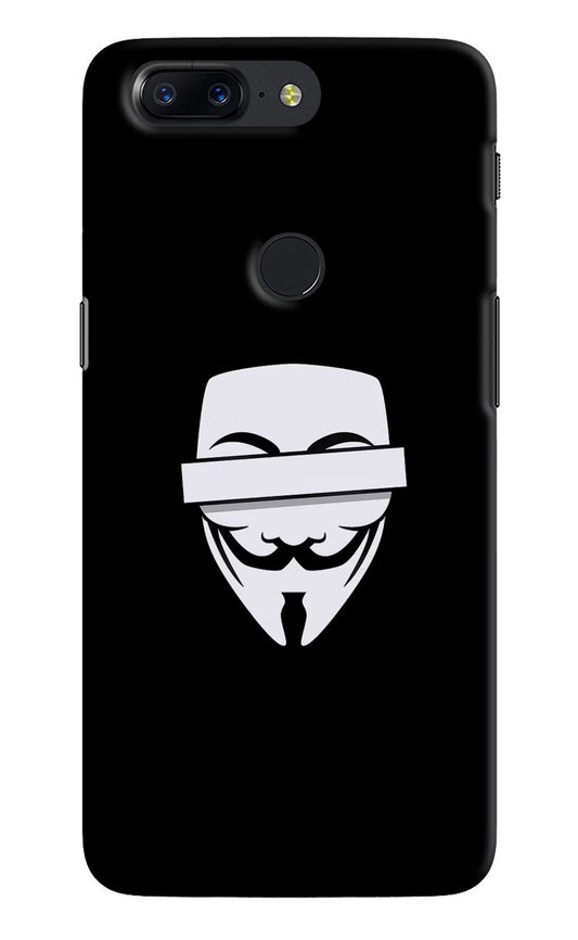 Anonymous Face Oneplus 5T Hard Case Back Cover by Casekaro